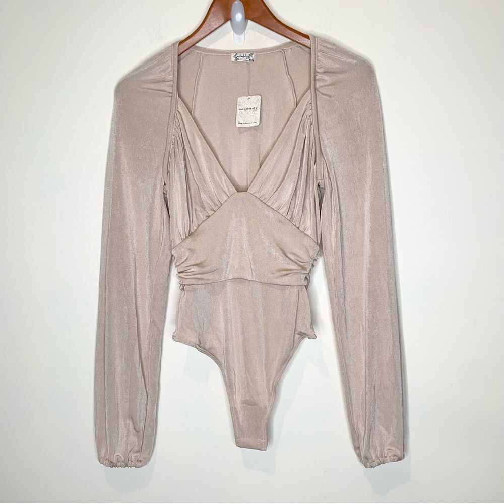 NWT Intimately Free People In Your Arms Bodysuit- Blossom Pearl XS
